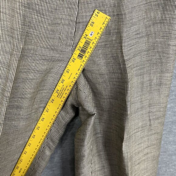 Rena Rowan Womens 4 Linen Blend Pinstripe 2-Piece Pant Suit Set Career Wear - Picture 11 of 16